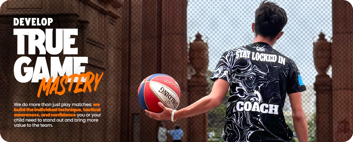 Imagen del coach con un balón
